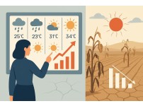 농업과 기상 변화 이미지
